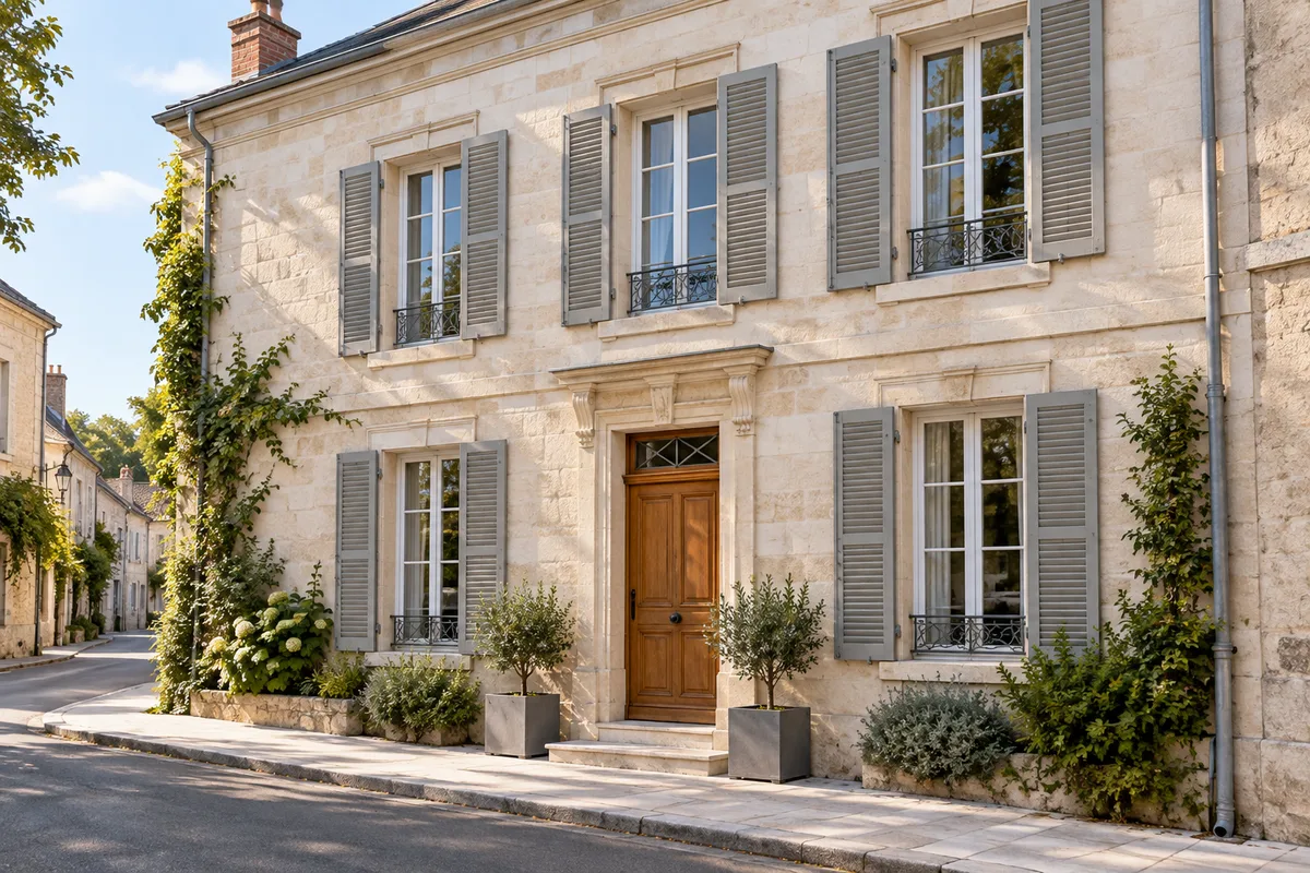 Maison de ville couverte par un contrat d’assurance habitation
